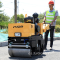 Compactador de doble tambor de giro hidráulico de 800 kg con velocidad CVT